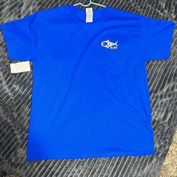 🔥🐠 “NWT” BEAFISH (be-a-fish) Graphic Tee - NEW Mens L - Huge back hit graphics - Picture 10 of 12